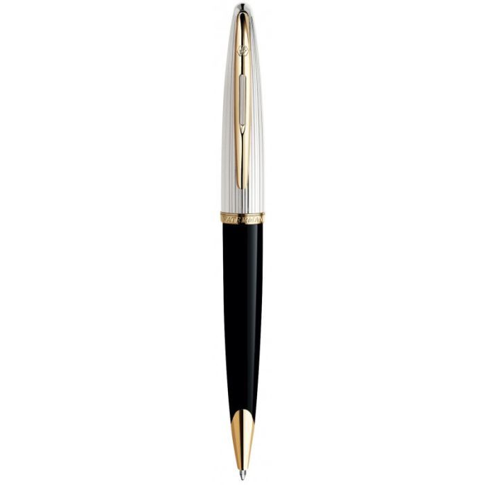 Ручка шариковая Waterman CARENE Deluxe Black/silver BP (21 200)