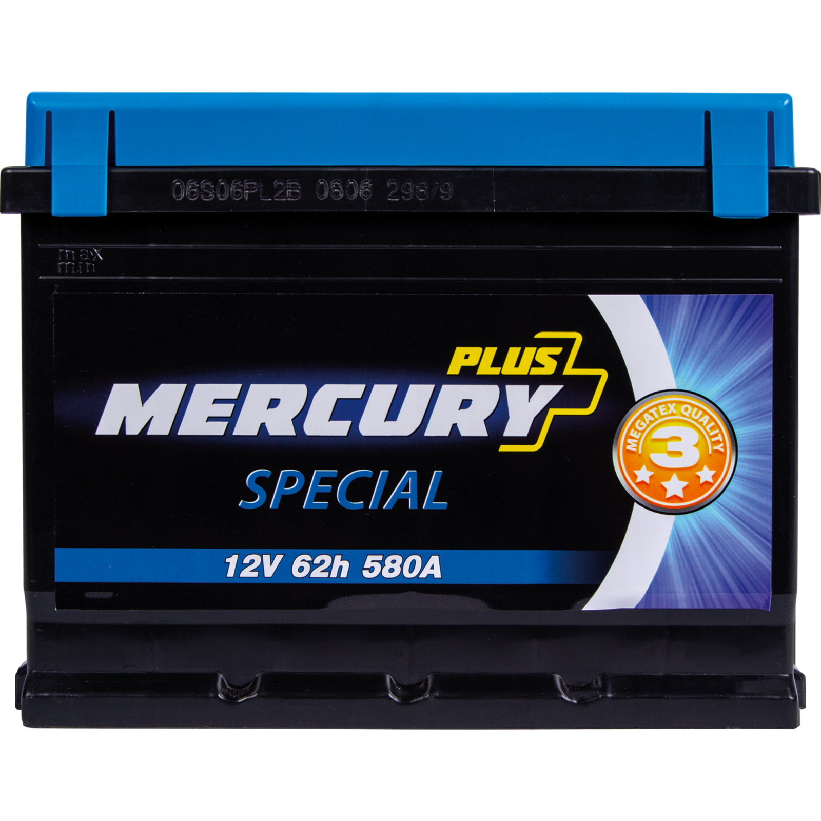 Аккумулятор автомобильный MERCURY battery SPECIAL Plus 62Ah (P47289) изображение 2