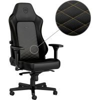 Кресло игровое Noblechairs Hero Black/Gold (NBL-HRO-PU-GOL) изображение 5