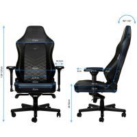 Кресло игровое Noblechairs Hero Black/Gold (NBL-HRO-PU-GOL) изображение 9