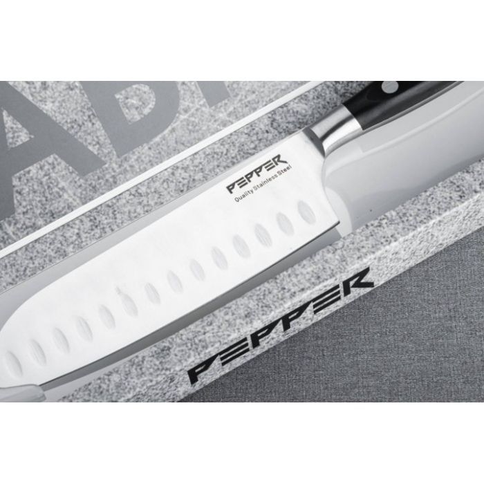 Кухонный нож Pepper Labris Сантоку 17,5 см PR-4004-6 (111206) изображение 2