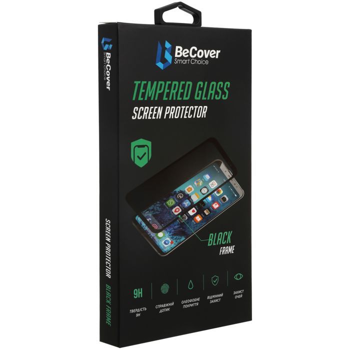 Стекло защитное BeCover Apple iPhone 13 Mini Black (706665) изображение 4