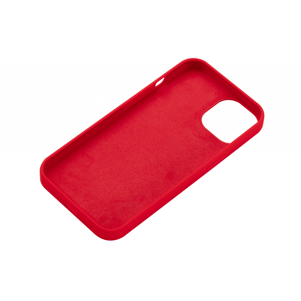 Чохол до мобільного телефона 2E Basic Apple iPhone 13, Liquid Silicone, Red (2E-IPH-13-OCLS-RD) зображення 3