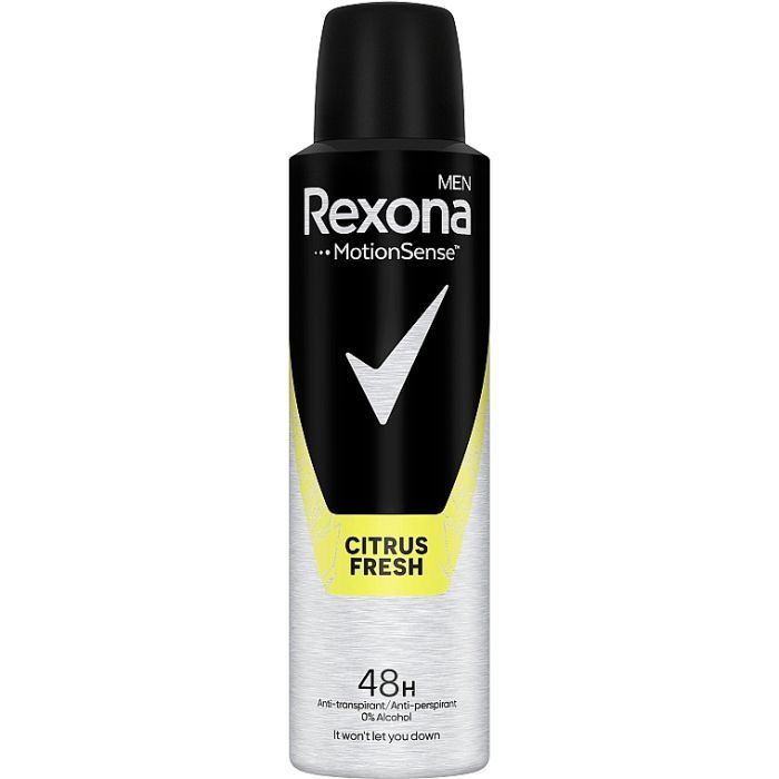 Антиперспирант Rexona Men Цитрус 150 мл (8710847904172/8720182990556/8710847864766)