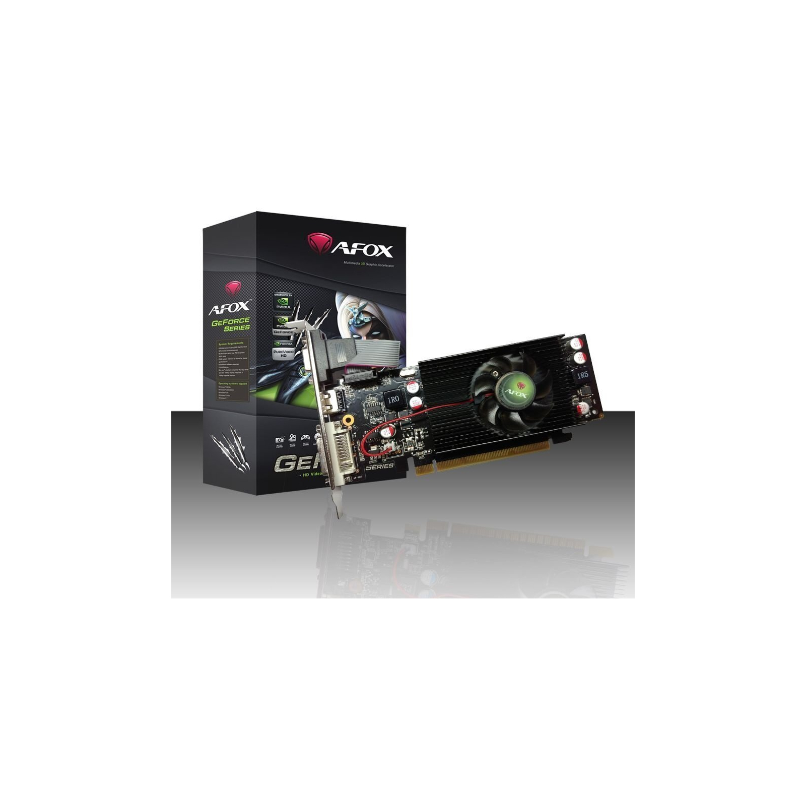 Відеокарта GeForce 210 1024Mb Afox (AF210-1024D3L5) зображення 2