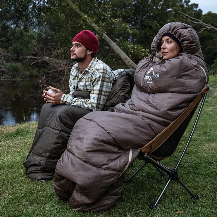 Спальный мешок Naturehike U350 NH20MSD07 Hollow Cotton Right Brown (6927595767221-R) изображение 7