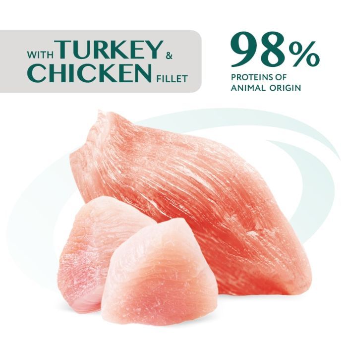 Вологий корм для кішок Optimeal для стерилізованих з індичкою і курячим філе в соусі 85 г (4820083906015) зображення 2