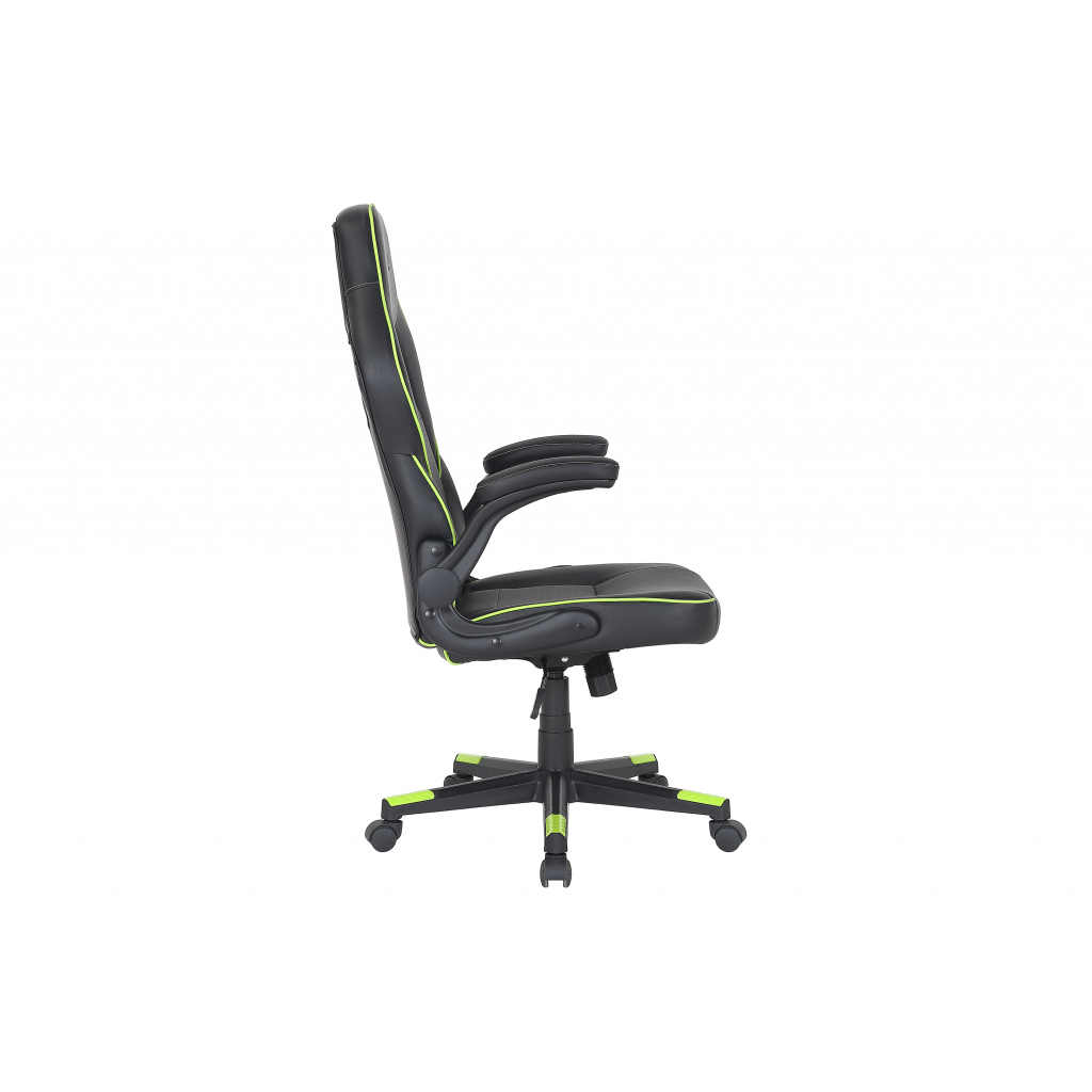 Крісло ігрове 2E GAMING HEBI Black/Green (2E-GC-HEB-BK) зображення 4