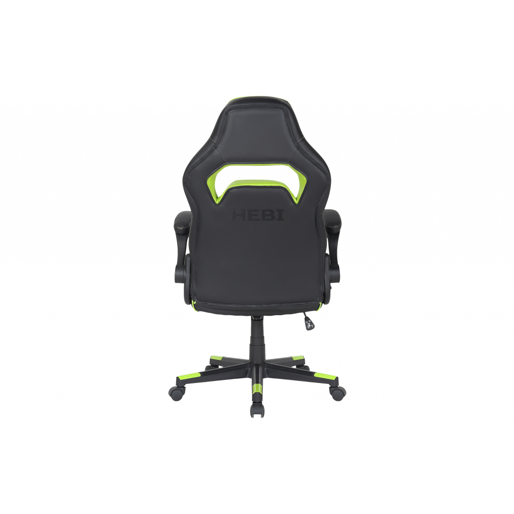 Крісло ігрове 2E GAMING HEBI Black/Green (2E-GC-HEB-BK) зображення 5