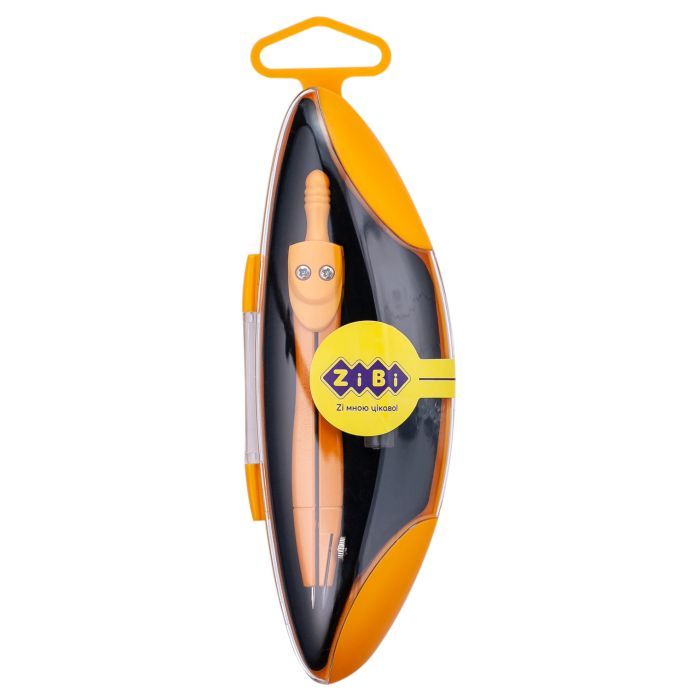 Циркуль ZiBi NEON START, в тв. футляр, зап.грифель, салатовый, KIDS Line (ZB.5323NS-15)