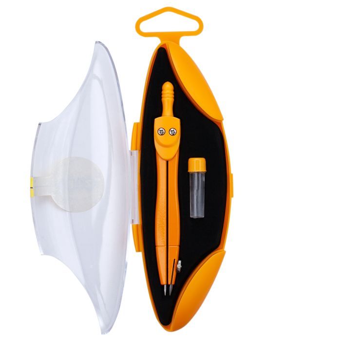 Циркуль ZiBi NEON START, в тв. футляр, зап.грифель, салатовый, KIDS Line (ZB.5323NS-15) изображение 2