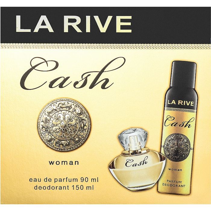 Набір косметики La Rive Cash Woman парф. вода 90 мл + дезодорант 150 мл (5906735236491)