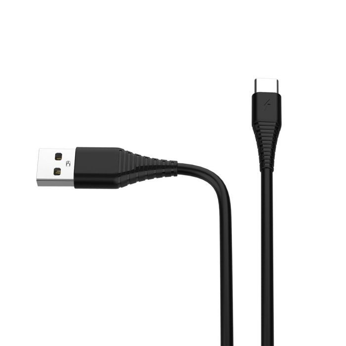 Зарядное устройство ColorWay 1USB AUTO ID 2A (10W) black + cable Type C (CW-CHS012CC-BK) изображение 3