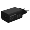Зарядний пристрій ColorWay 1USB AUTO ID 2A (10W) black + cable Type C (CW-CHS012CC-BK)