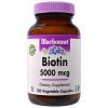Витамин Bluebonnet Nutrition Биотин (B7) 5000 мкг, Biotin, 120 вегетарианских капсул (BLB0448)