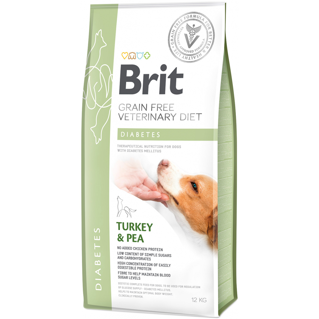 Сухой корм для собак Brit GF VetDiets Dog Diabetes 12 кг (8595602528097)
