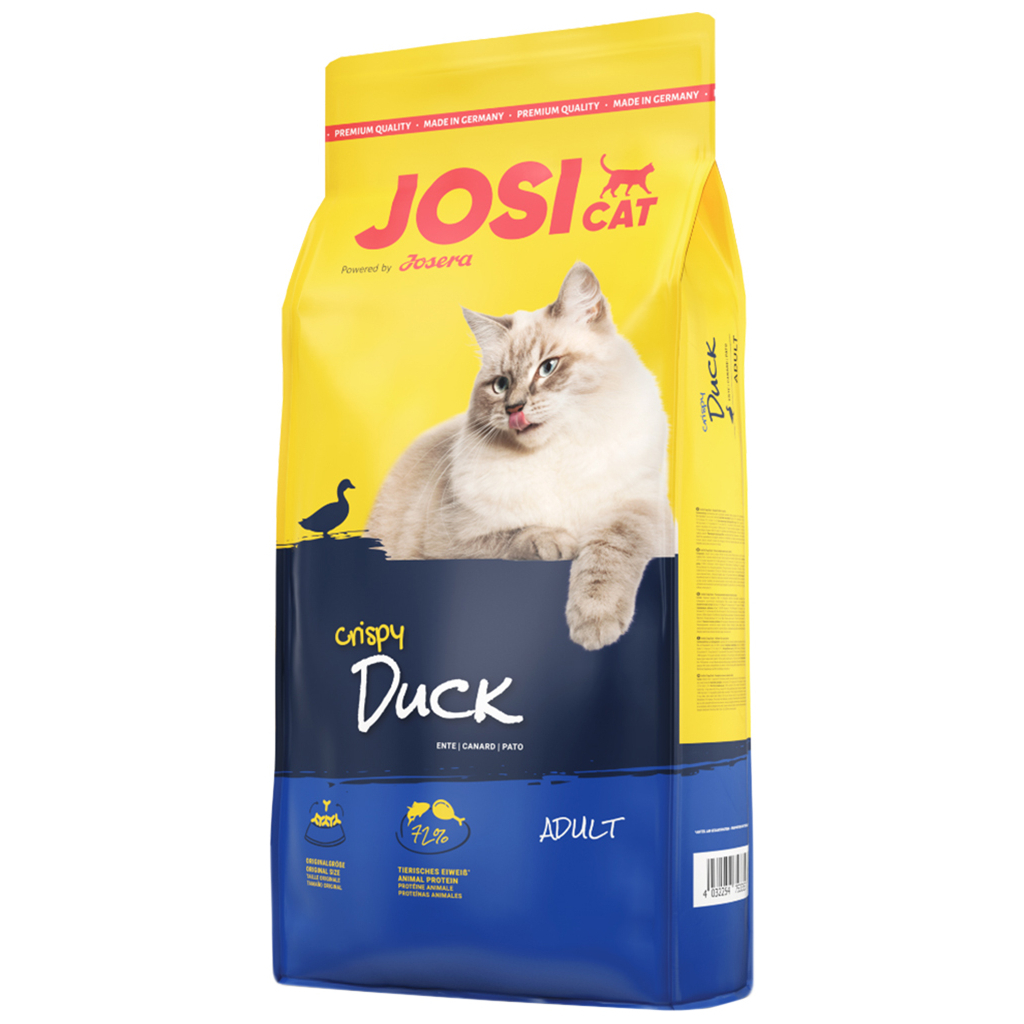 Сухий корм для кішок Josera JosiCat Crispy Duck 650 г (4032254753377)