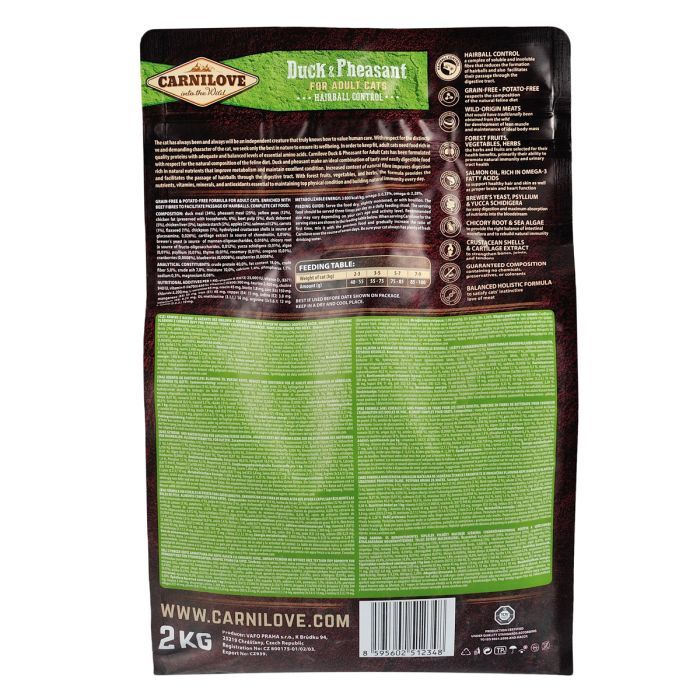 Сухой корм для кошек Carnilove Cat Hairball Controll 2 кг (8595602512348) изображение 2