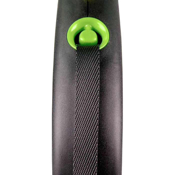 Поводок для собак Flexi Black Design S лента 5 м (зеленый) (4000498033920) изображение 2