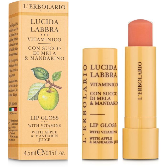 Бальзам для губ L'Erbolario Lucidalabbra Vitaminico витаминный блеск 4.5 мл (8022328101391) изображение 2