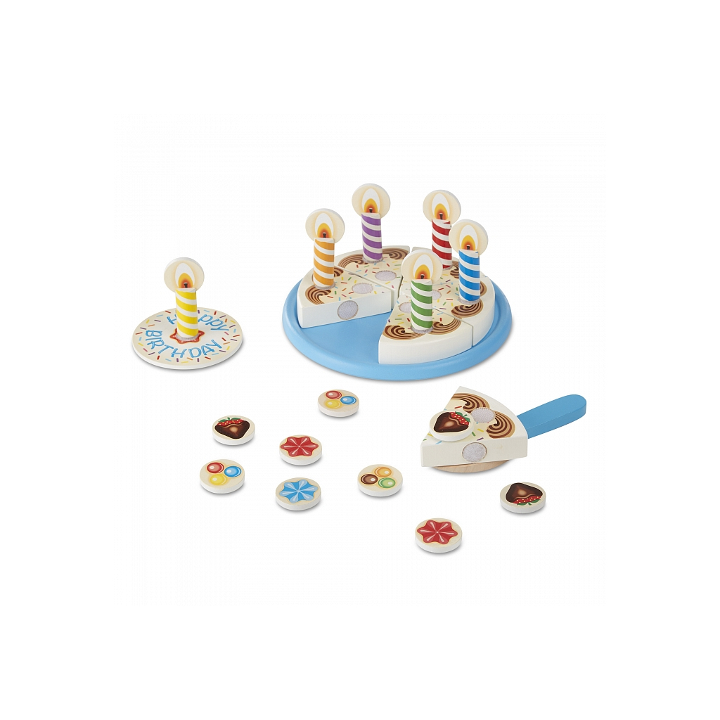 Игровой набор Melissa&Doug деревянный "День рождения-торт" (MD10511)