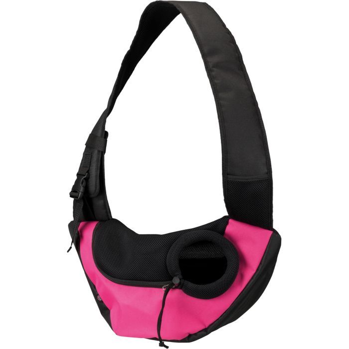 Переноска для животных Trixie Sling Front Bag 50х25х18 см (розовато-черная) (4011905289564)