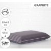 Подушка MirSon ортопедическая №6047 Noble stripe Graphite Men 59х43х12 (2200003261707) изображение 2