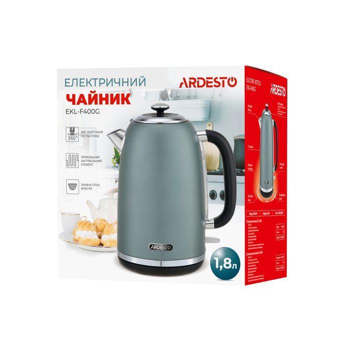 Электрочайник Ardesto EKL-F400G изображение 10