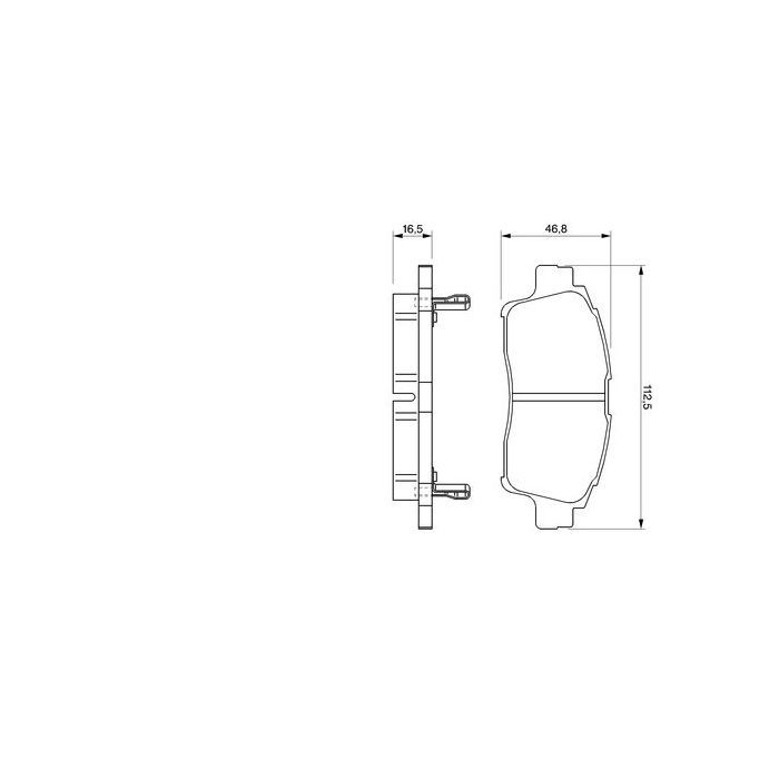 Гальмівні колодки Bosch 0 986 424 535 зображення 7
