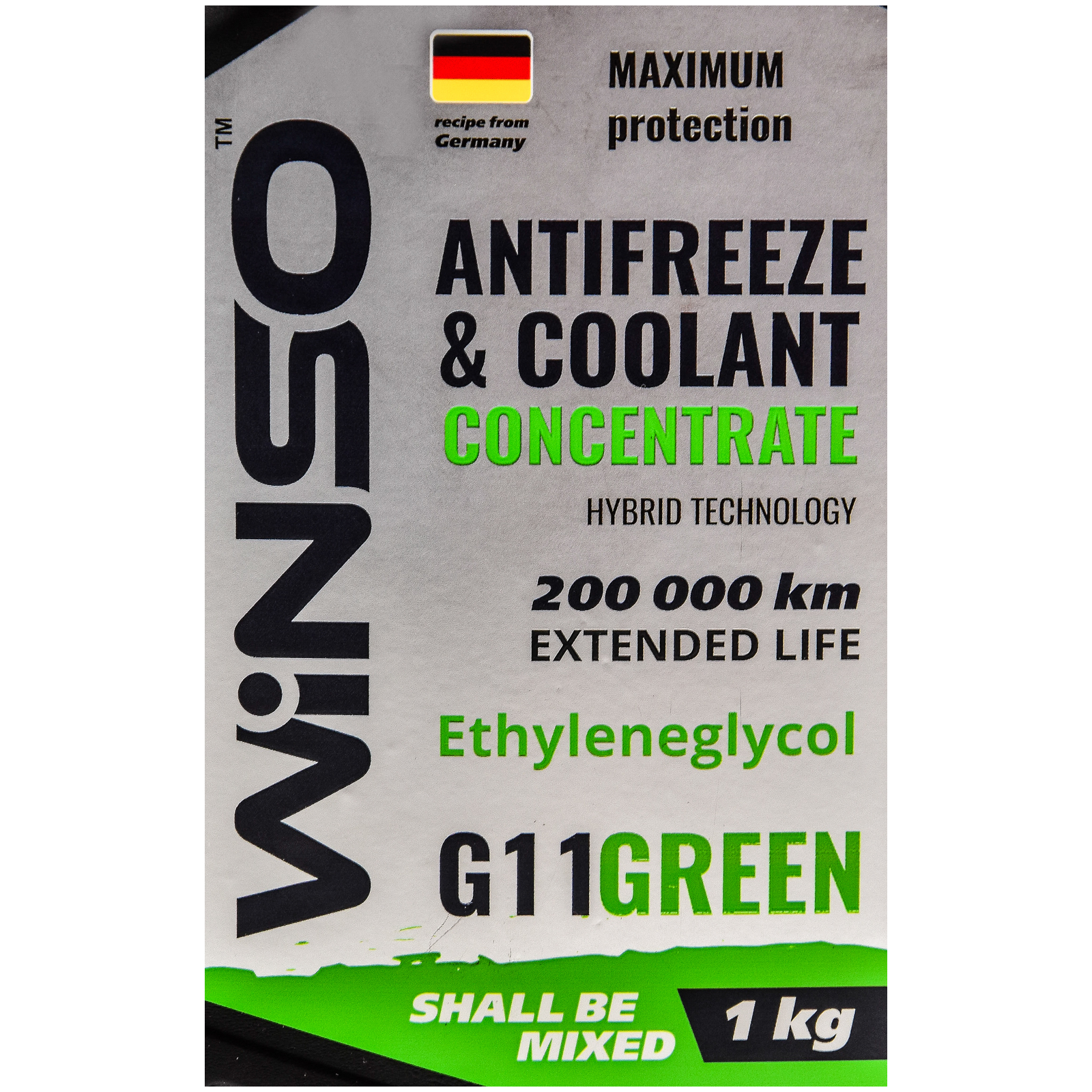 Антифриз WINSO COOLANT CONCENTRATE WINSO GREEN G11 концентрат 5kg (881010) изображение 2