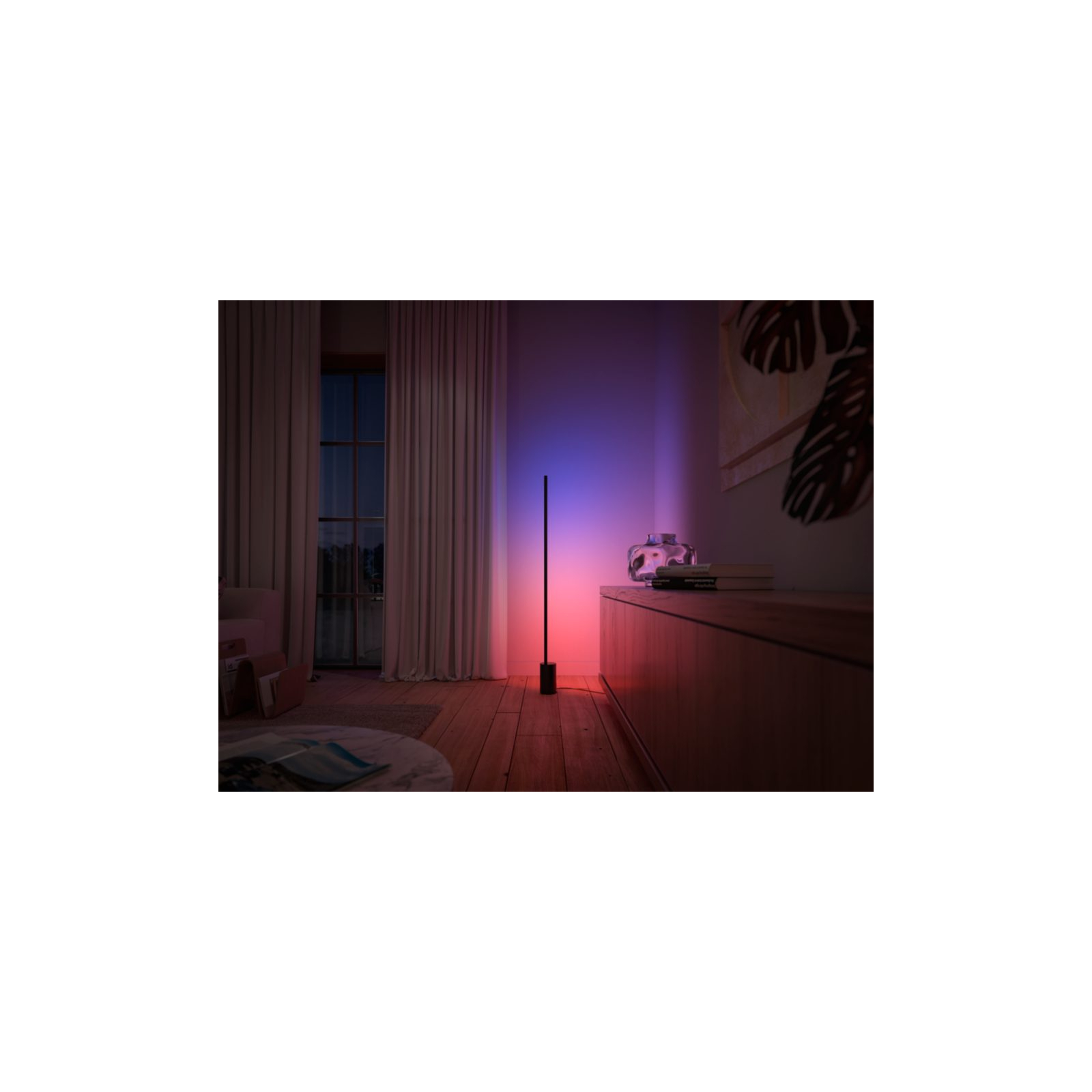 Светильник Philips Hue Signe, 2000K-6500K, RGB, Gradient, ZigBee, димування, 145см, чорний (915005987201) изображение 4