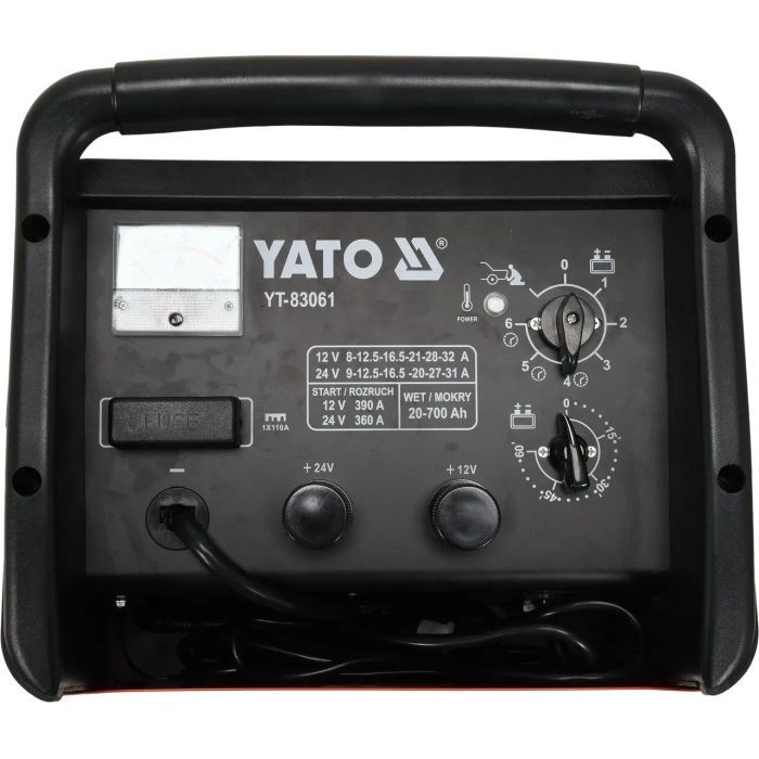 Зарядное устройство для автомобильного аккумулятора Yato YT-83061 изображение 2