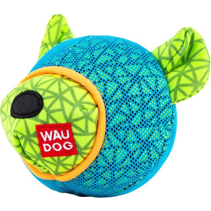 Игрушка для собак WAUDOG Fun Мишка 12х11 см голубая (62052) изображение 2