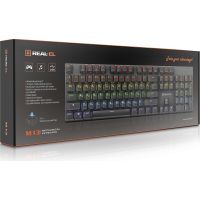 Клавіатура REAL-EL M 13 USB Grey (EL123100045) зображення 10
