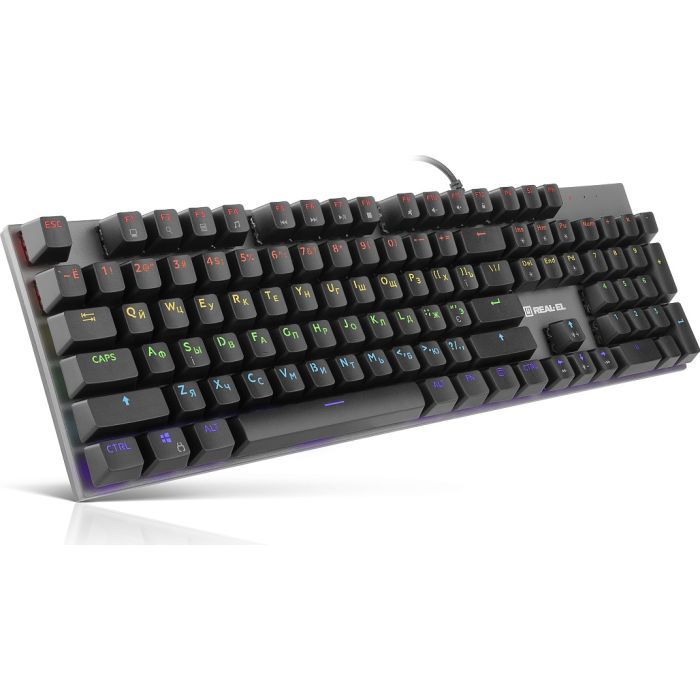 Клавіатура REAL-EL M 13 USB Grey (EL123100045)