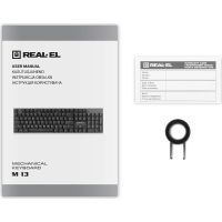 Клавіатура REAL-EL M 13 USB Grey (EL123100045) зображення 9