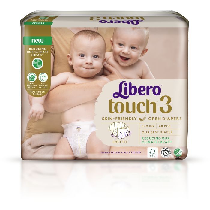 Подгузники Libero Touch Размер 3 (5-9 кг) 48 шт (7322541750095) изображение 2