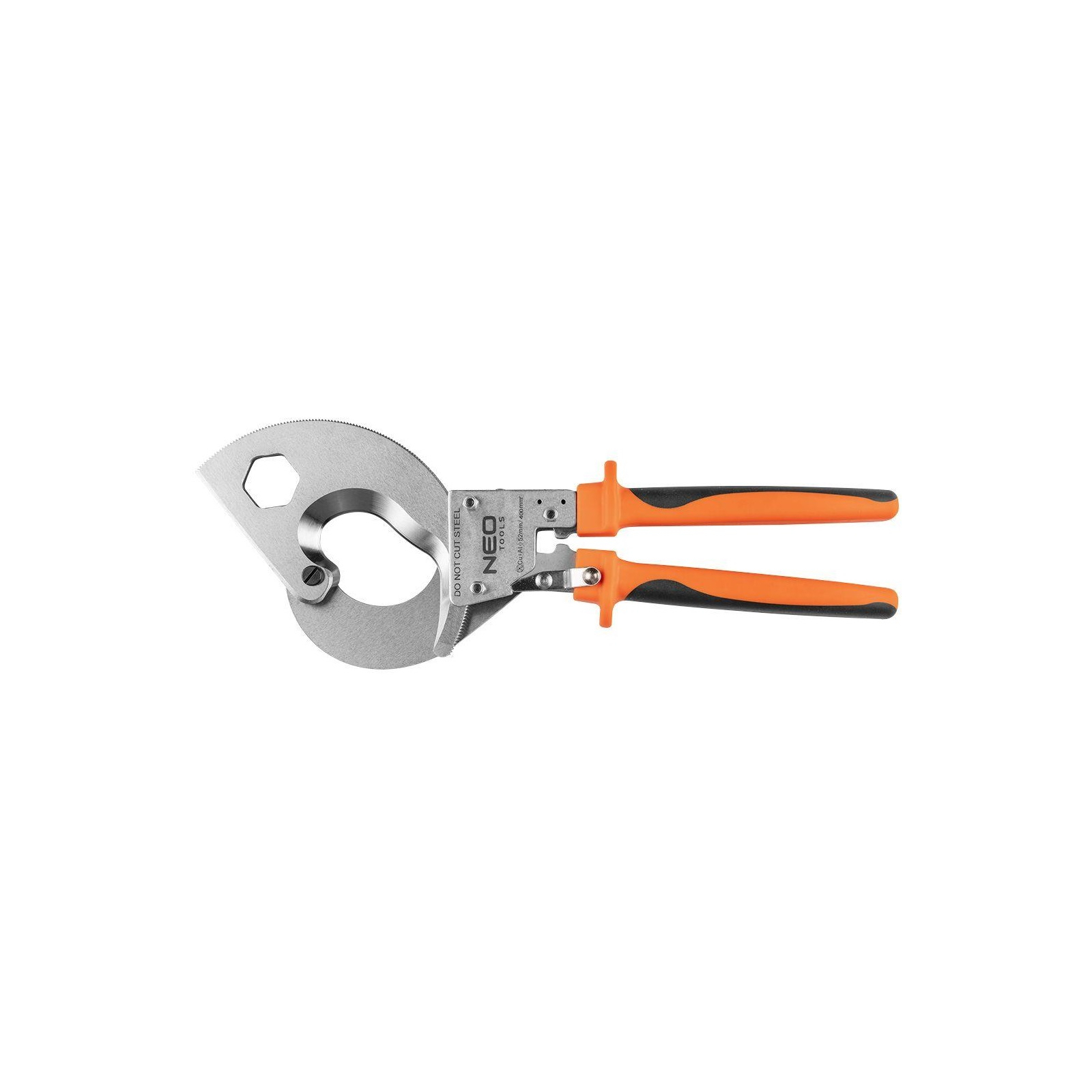 Кабелерез Neo Tools для медных и алюминиевых кабелей, 400 мм, с трещоткой (01-401)