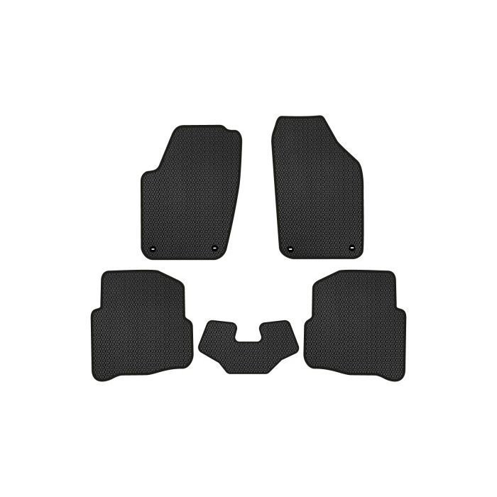 Килимок в салон EVAtech Volkswagen Polo (IV) 5-doors 2001-2009 4 поко (VW12912CGB5TL4RBB)
