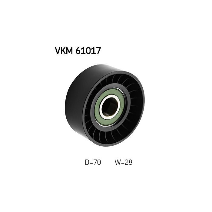 Ролик натяжителя ремня SKF VKM 61017