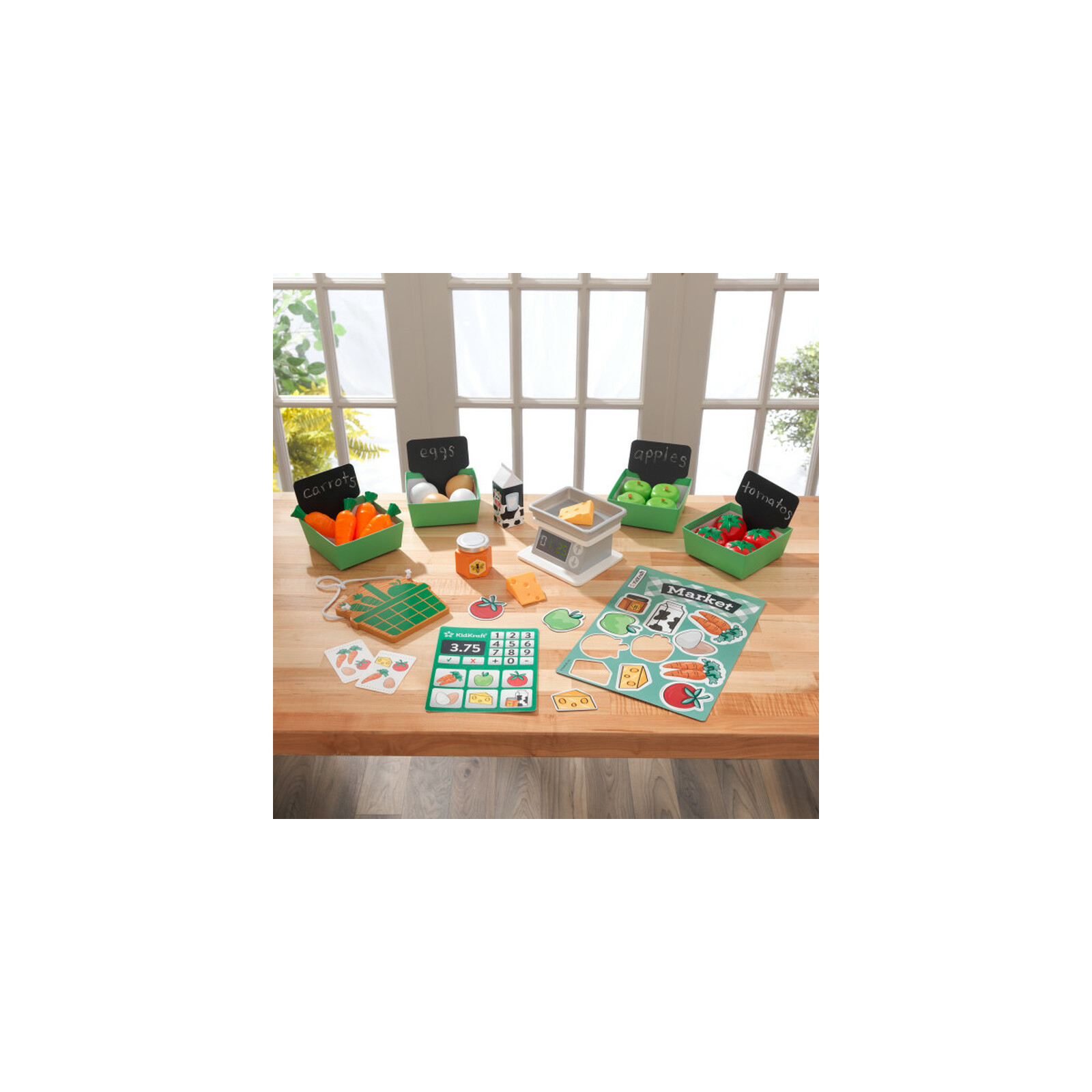 Игровой набор KidKraft для супермаркетов Farmer's Market Play Pack (53540) изображение 2