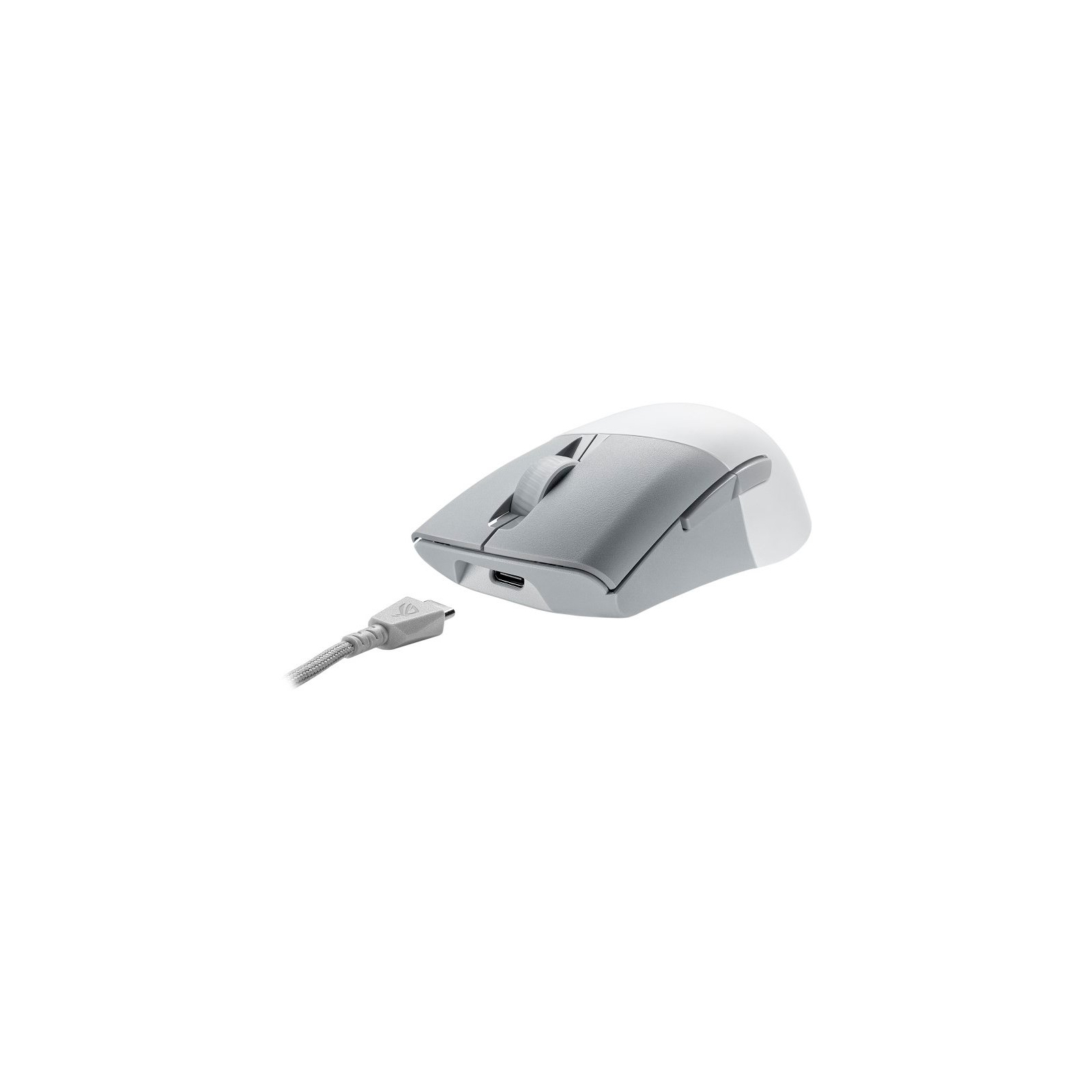 Мишка ASUS ROG Keris Aimpoint Bluetooth/Wireless White (90MP02V0-BMUA10) зображення 5