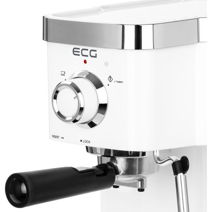 Ріжкова кавоварка еспресо ECG ESP 20301 White (ESP20301 White) зображення 12