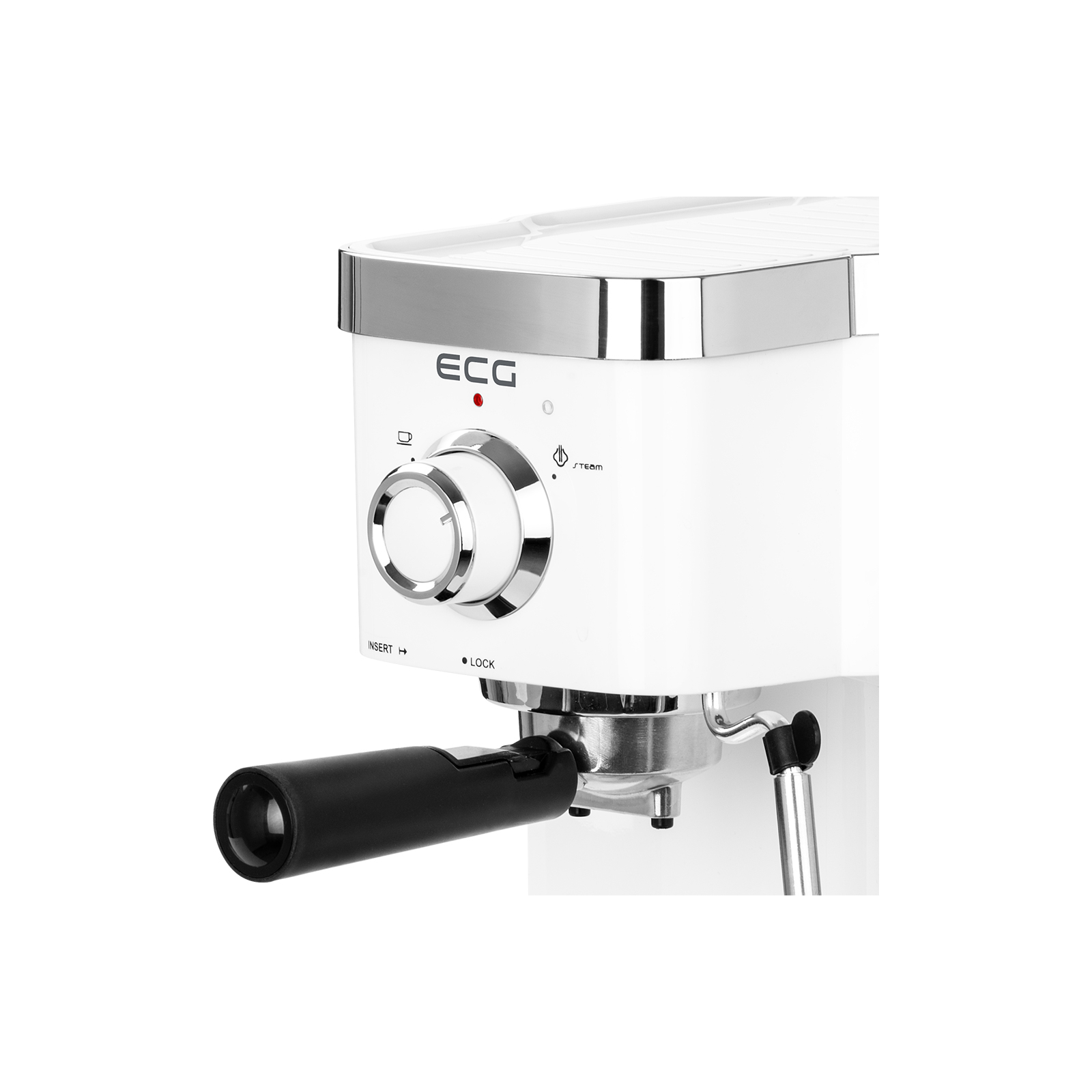 Ріжкова кавоварка еспресо ECG ESP 20301 White (ESP20301 White) зображення 12