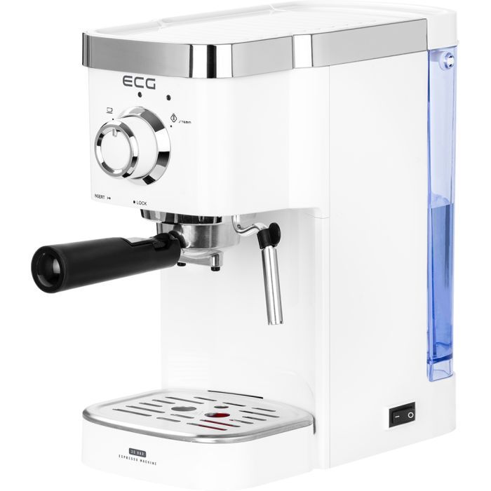 Ріжкова кавоварка еспресо ECG ESP 20301 White (ESP20301 White) зображення 2