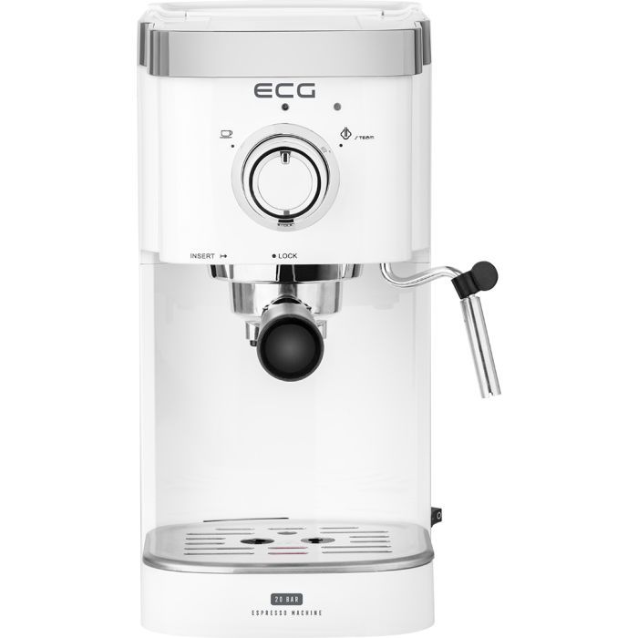 Ріжкова кавоварка еспресо ECG ESP 20301 White (ESP20301 White) зображення 3