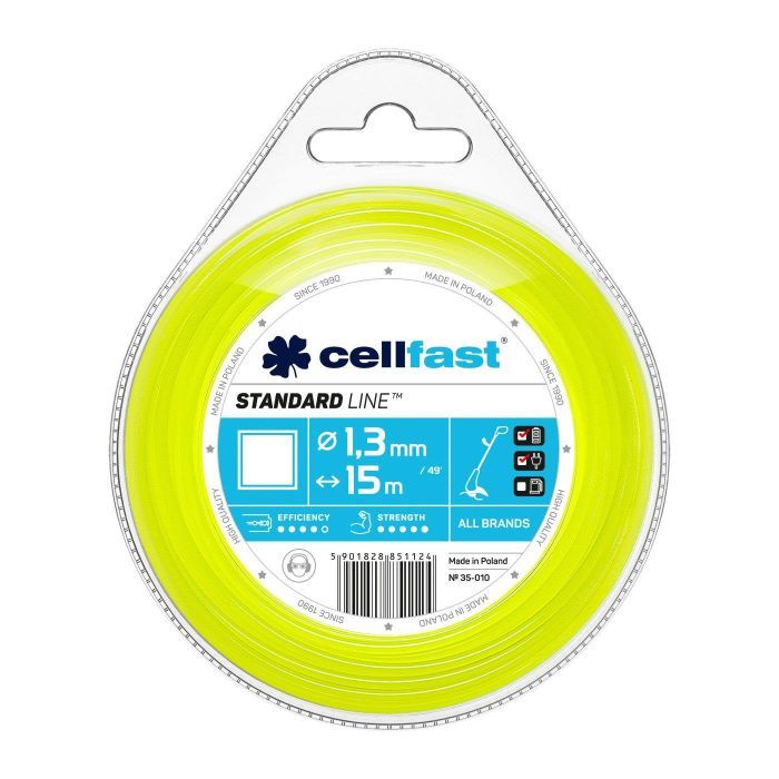 Жилка косильная Cellfast квадрат 1.6 x 15м (35-011)