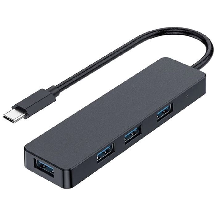 Концентратор Gembird USB-C UHB-U3P4-01 4 ports USB 3.1 (UHB-CM-U3P4-01)