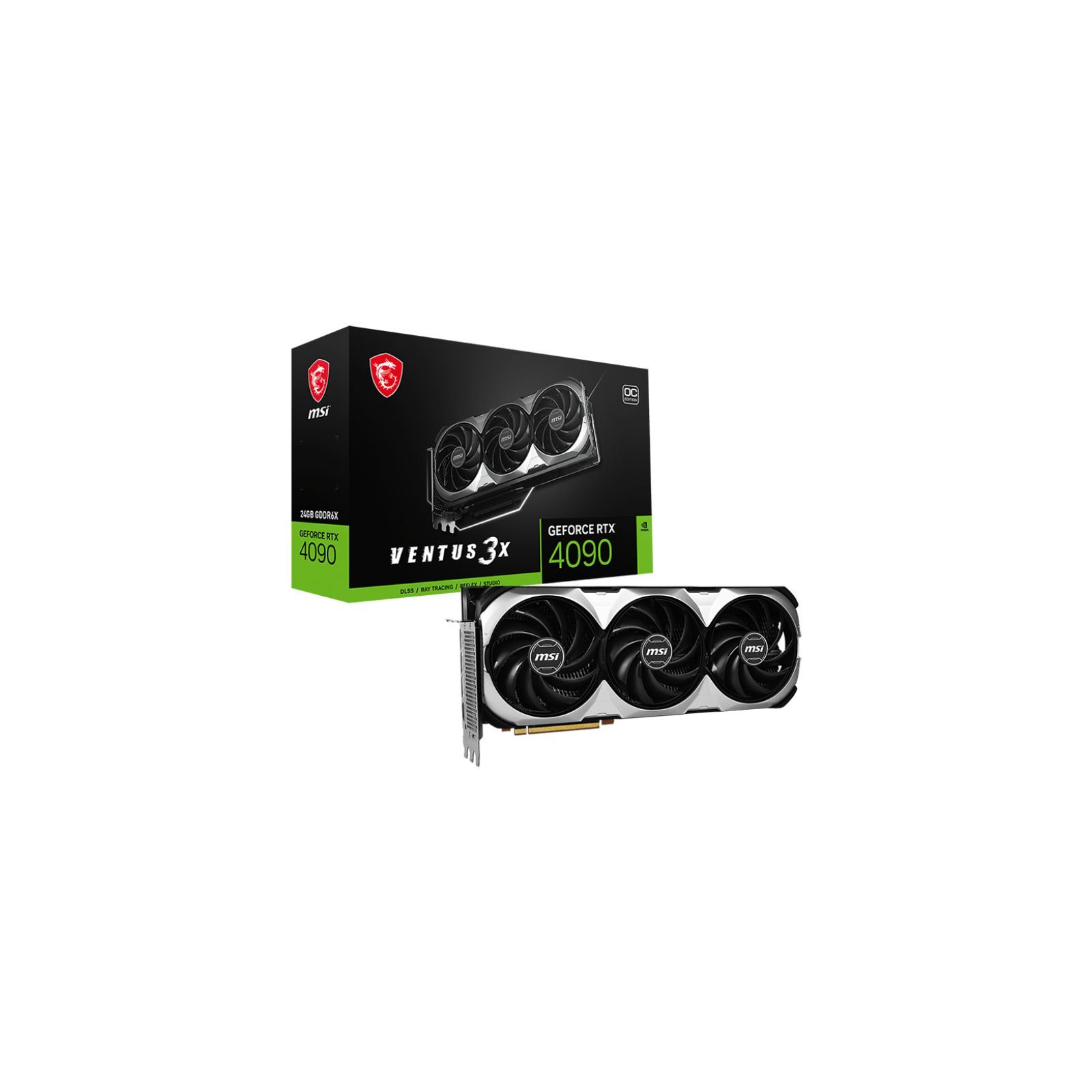 ᐈ Купить видеокарту MSI GeForce RTX4090 24GB VENTUS 3X OC (RTX