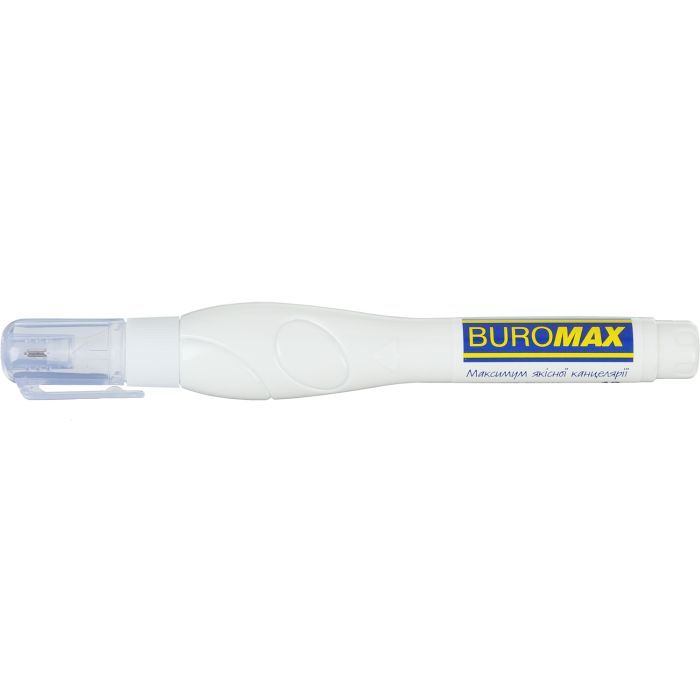 Корректор Buromax ручка 10 мл, спиртовая основа, металлический наконечник (BM.1036) изображение 2